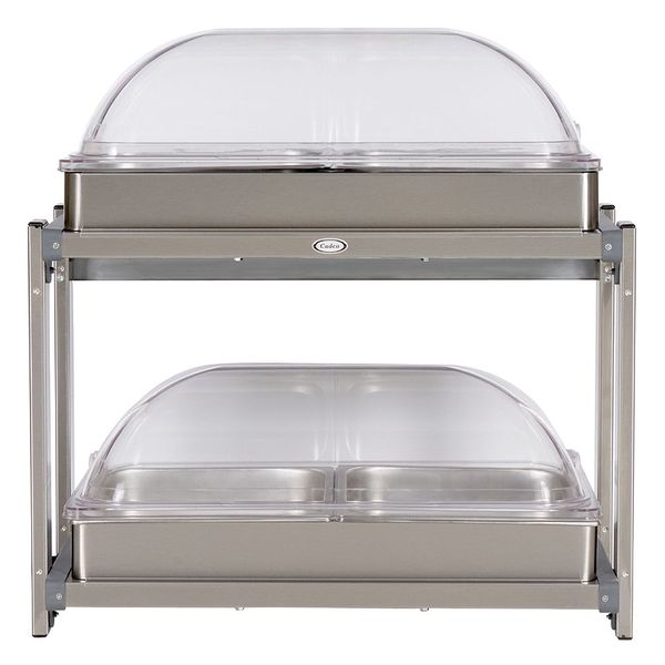 Buffet Server, w/Rolltop Lids, Multi-Level