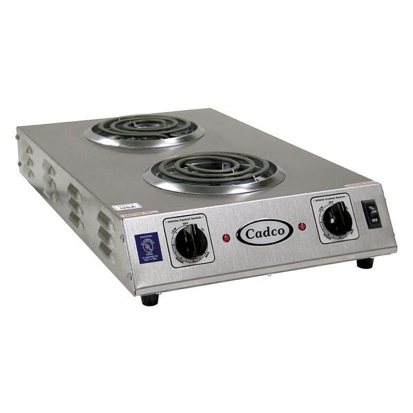 Hot Plate, Double, Tubular, 120V