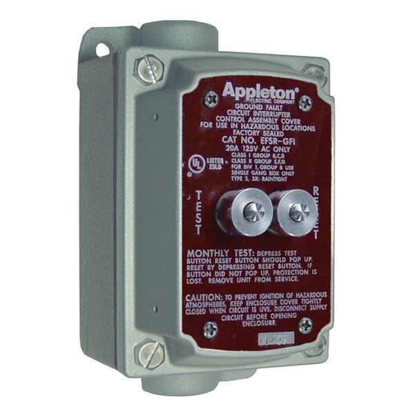 2W 3P 20A Hazardous GFCI Cover & Box 120VAC 5-20R