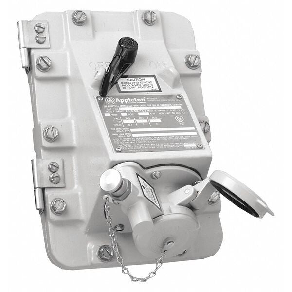 3W 4P 30A Hazardous Location Switched Receptacle 600VAC