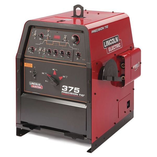 Tig Welder, Precision TIG 375 Series, 208/230/460V AC, 420 Max. Output Amps, 375A @ 35V Rated Output