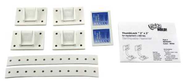 Equipment Fastener, 200 Lbs, White