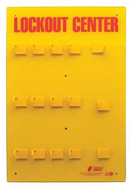 Lockout Board, Unfilled, 23-1/2 In H