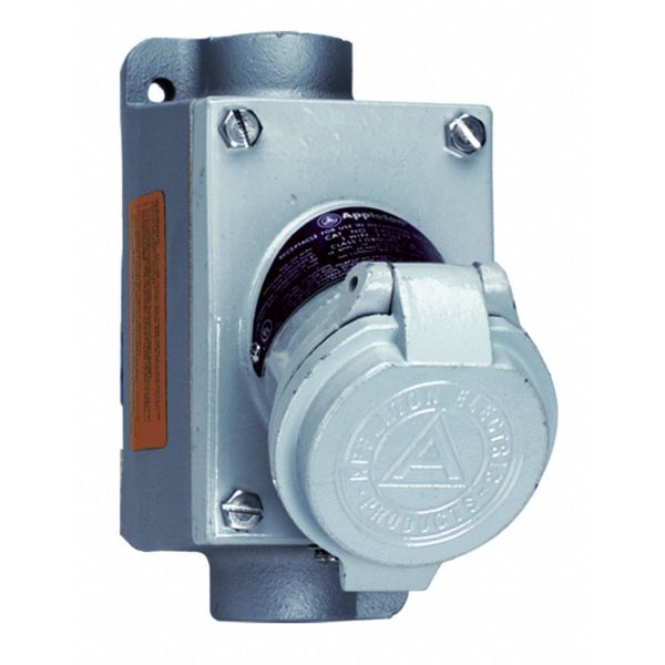 2W 3P 20A Hazardous Pin & Sleeve Receptacle 120/240VAC
