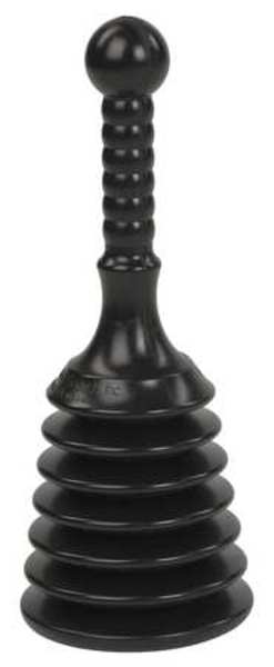 Bellows Plunger, Polyethylene, CupSize5In.