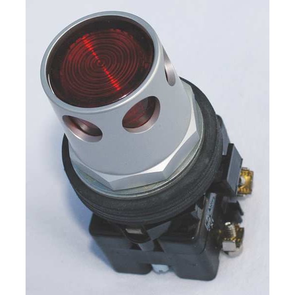 Illuminated Push Button, 30 mm, 2NO/2NC, Red