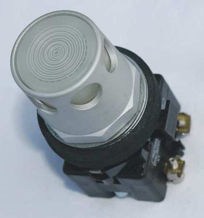 Illuminated Push Button Operator, 30 mm, White