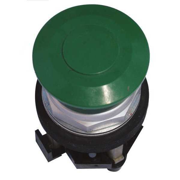 Non-Illuminated Push Button, 30 mm, 1NO/1NC, Green