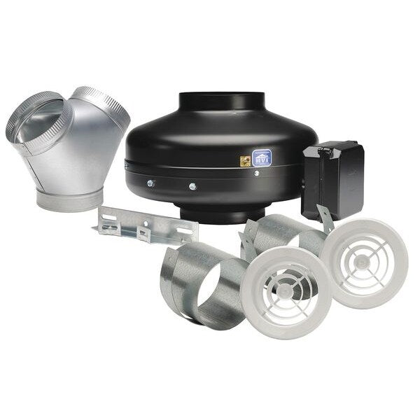 Inline Centrifugal Duct Fan, 8 In. Dia.