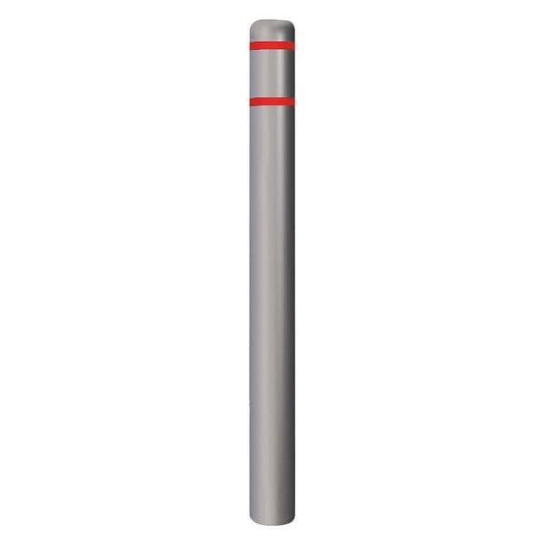 Post Sleeve, 4-1/2 In Dia., 52 In H, Gray