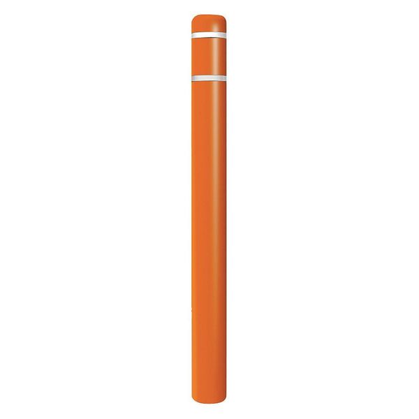 Post Sleeve, 4-1/2 In Dia., 52 In H, Orange