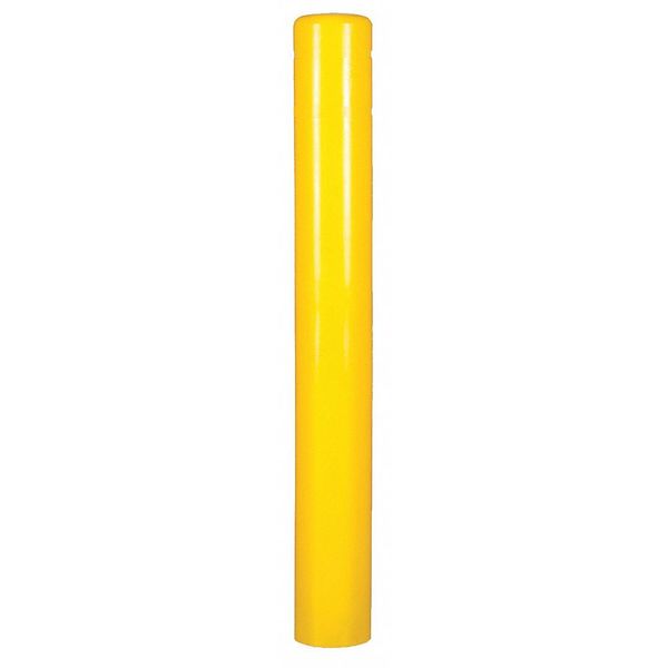 Post Sleeve, 4-1/2 In Dia., 52 In H, Yellow