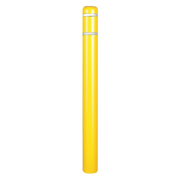 Post Sleeve, 4-1/2 In Dia., 64 In H, Yellow