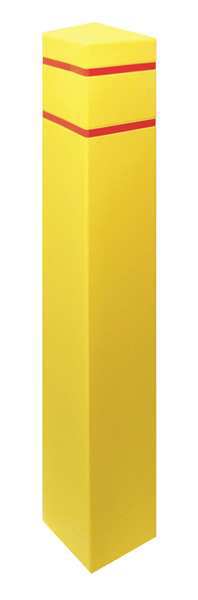 Post Sleeve, 6-1/2x6-1/2 In, 55In H, Yellow