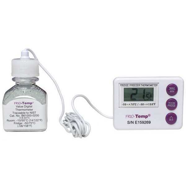 Digital Thermometer, -58 Degrees to 158 Degrees F for Wall or Desk Use