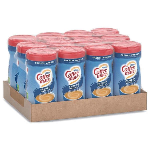 Powder Creamer, 15 Oz, French Vanilla, PK12