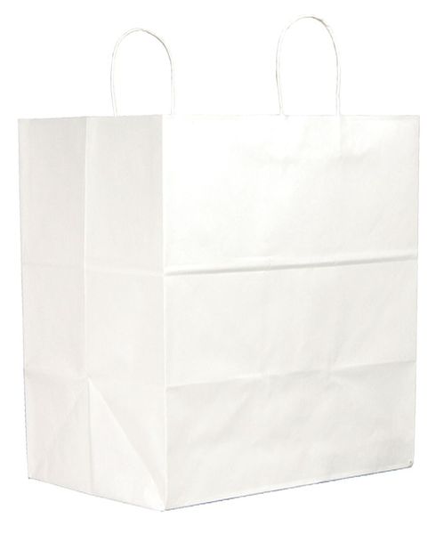 Shopping Bag Flat Bottom, Jr. Mart Brown, Paper Twist Handles, Pk250