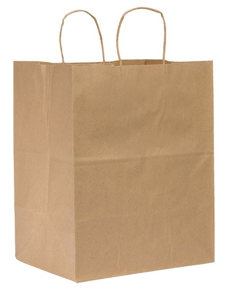 Regal Brown Shopping Bag Flat Bottom, Twist Handle, Pk200