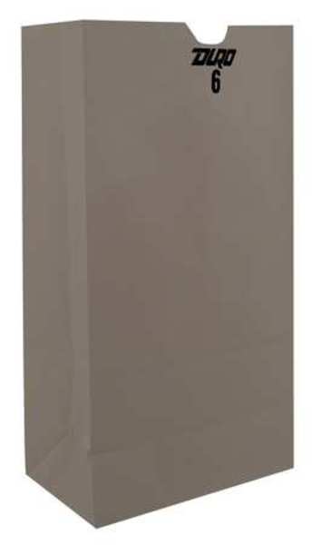 Grocery Bag Flat Bottom 6# White, Pk500