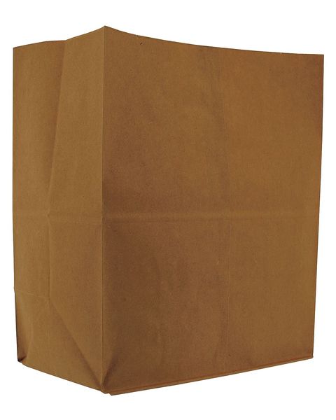 Shopping Bag Flat Bottom 1/7 BBL, Brown Pk500