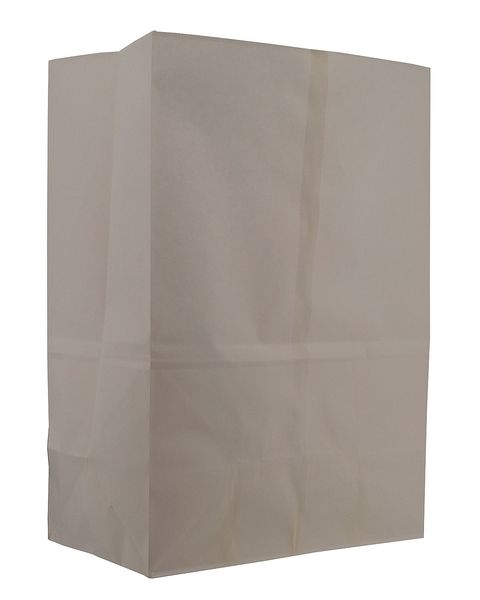 Shopping Bag Flat Bottom 1/6 BBL, White Pk500