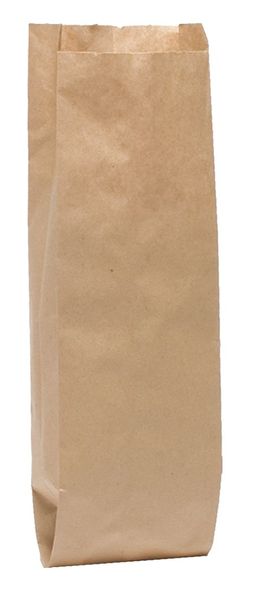 Quart Liquor Brown Merchandise Bag Pinched Bottom, Pk500