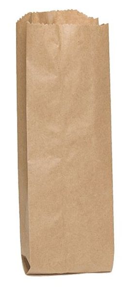 1/2 Pint Liquor Brown Merchandise Bag, Pk2000