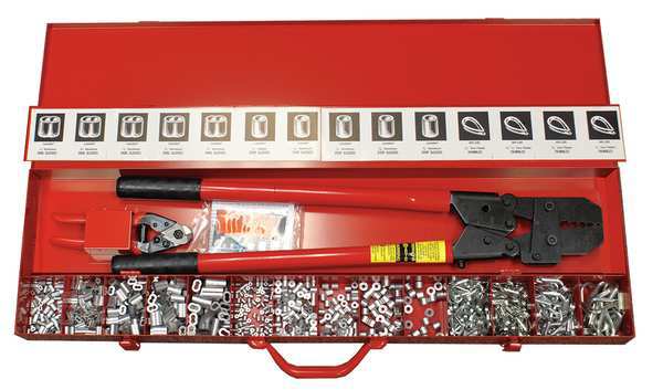 LocolocÂ® Hand Swaging Kit, Oval & Stop Aluminum