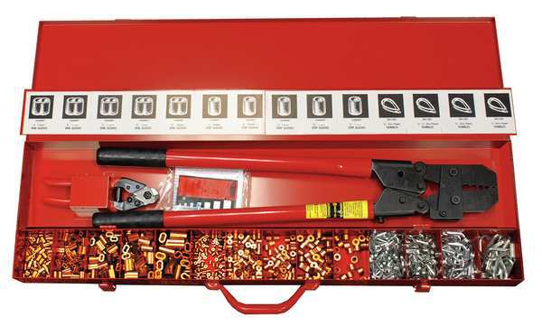 LocolocÂ® Hand Swaging Kit, Oval & Stop Copper