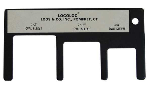 Oval Sleeve Gauge, 3/8, 7/16, 1/2