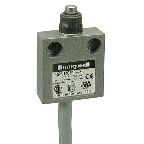 Limit Switch, Plunger, 1NC/1NO, 5A @ 240V AC, Actuator Location: Top