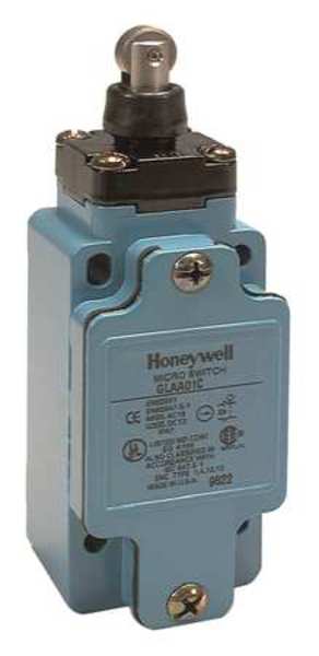 Limit Switch, Plunger, Roller, 2NC/2NO, 10A @ 600V AC