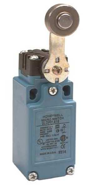 Limit Switch, Roller Lever, Rotary, 1NC/1NO, 10A @ 300V AC