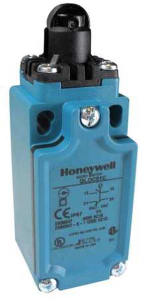 Limit Switch, Plunger, Roller, 1NC/1NO, 10A @ 600V AC