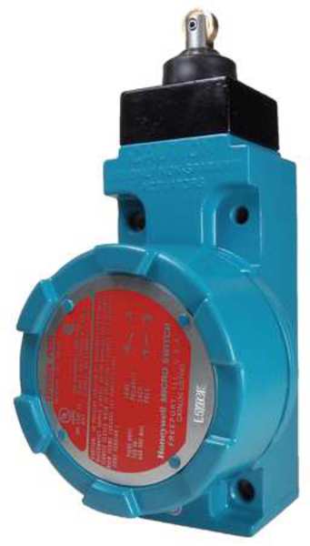 Hazardous Location Limit Switch, Plunger, Roller, 1NC/1NO