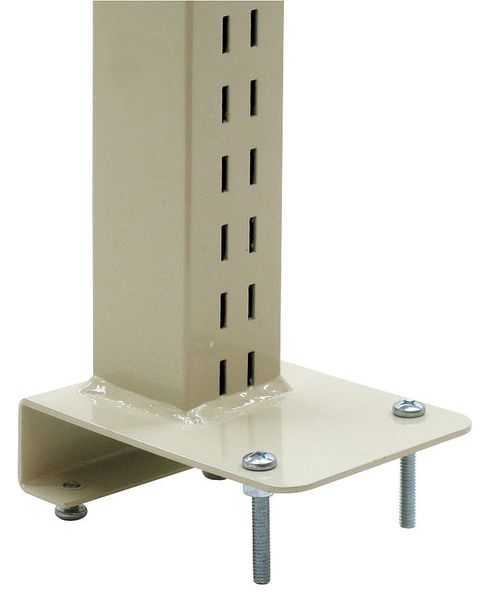 Upright Post, 2 Wx6 Dx36 in. H, Black, PR