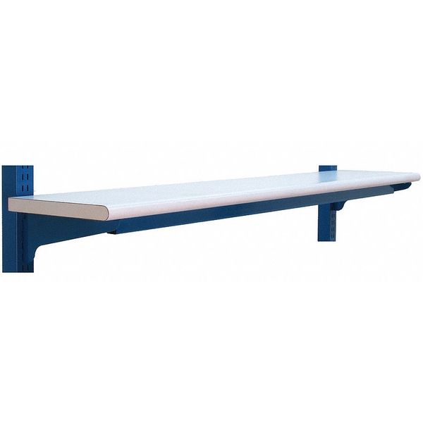 Upper Shelf, 72 W x 12 D x 4 in. H, White