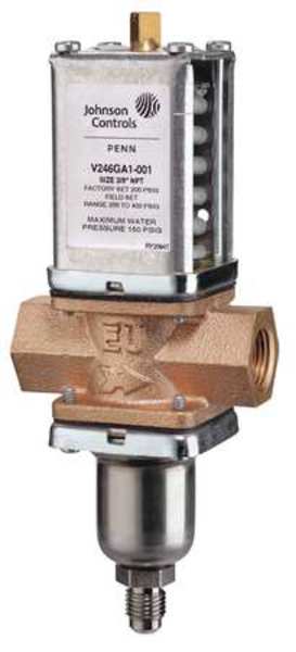 Water Regulating Valve, 2 Way, 3/8 In