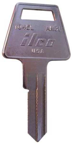 Key Blank, Brass, 1045L-AM3L, PK10