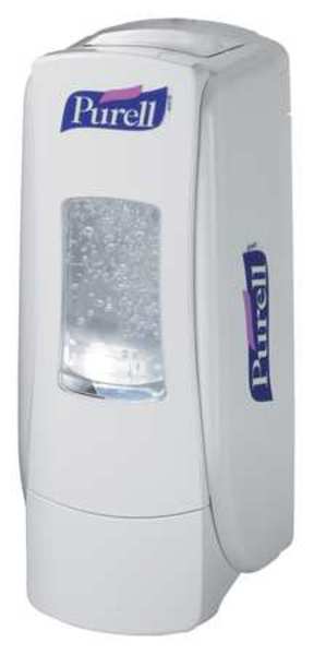 ADX-7 700mL Hand Sanitizer Dispenser, Push-Style, White