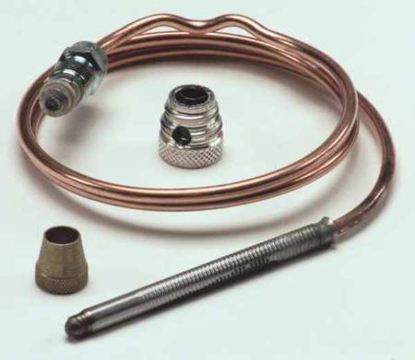 Replacement Thermocouple, LP/NG, 20 to 30 mV, 48 in L., Threaded, 1 PK