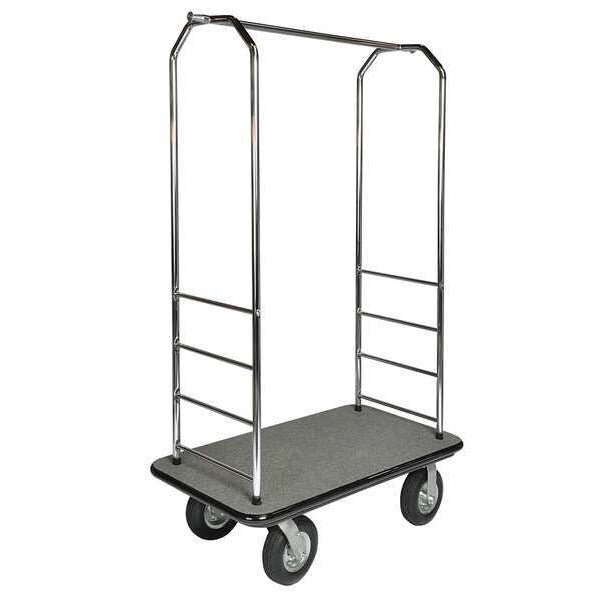 Bellman Cart, Stnlss Steel, Red Carpet