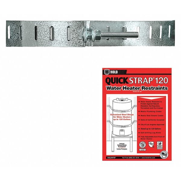 Water Heater Straps, Up To 120 Gals
