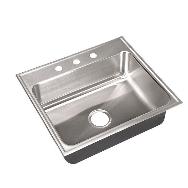 Drop-In Sink, 3 Hole, Stainless steel Finish