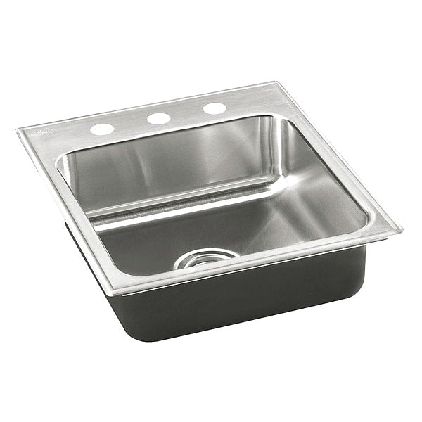 Drop-In Sink, 3 Hole, Stainless steel Finish