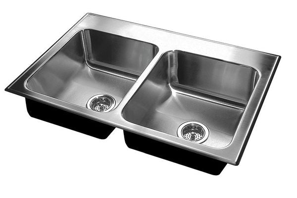 Drop-In Sink, 3 Hole, Stainless steel Finish