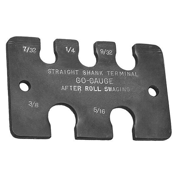 Straight Shank Terminal Gauge, 7/32-3/8