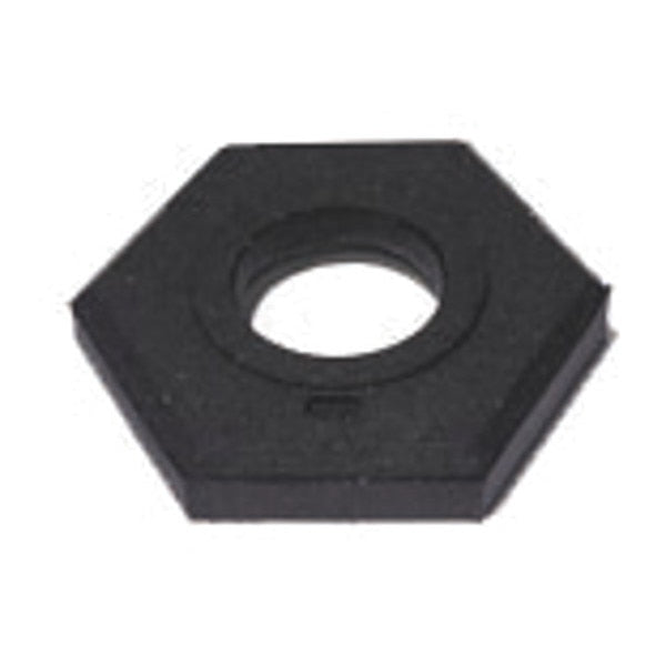 Delineator Base, Recycled rubber, 2 in H, 17 3/4 in L, 17 3/4 in W, Black