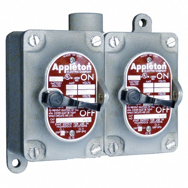 Tumbler Switch, EDS Series, 2 Gangs, 4-Way