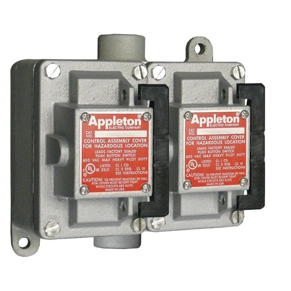 Tumbler Switch, EDSC Series, 2 Gang, 1-Pole